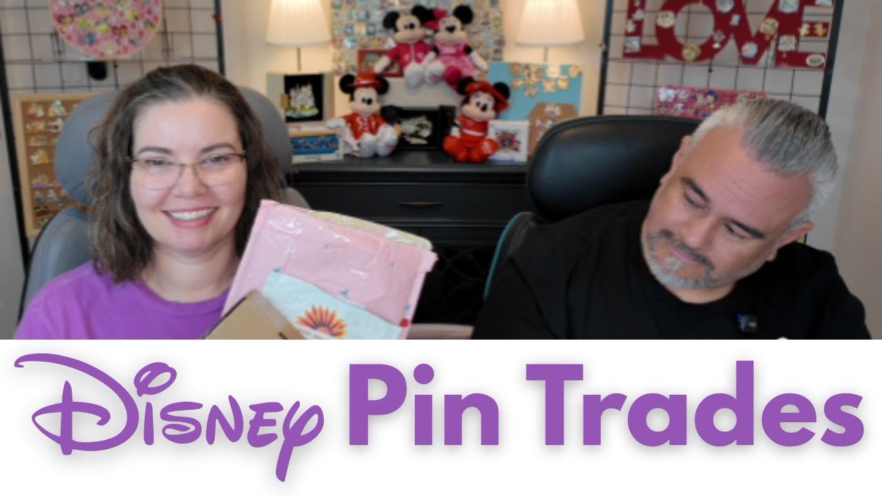 Disney Pin Trades with Friends