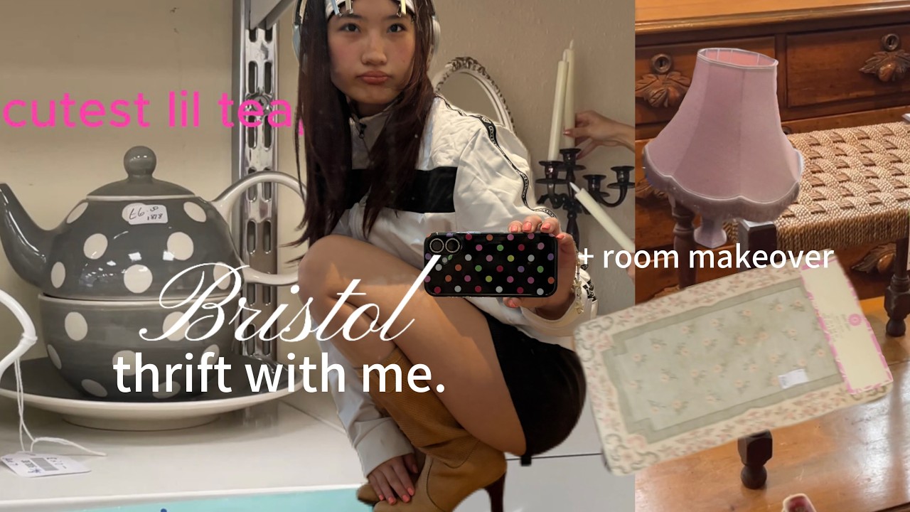 finding a home in Bristol Ep.2 🏠 thrifting  & room makeover diaries