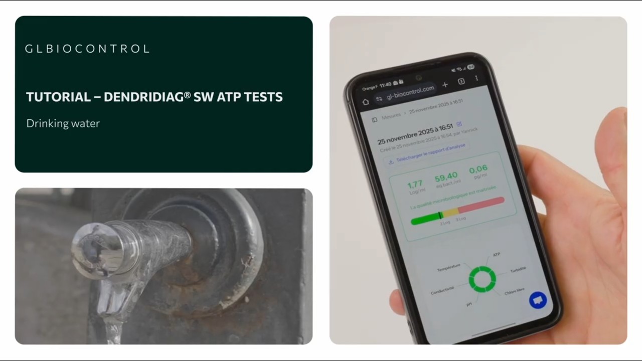 DENDRIDIAG® ATP testing: Measure Bacterial Load in Drinking Water in Just 2 Minutes