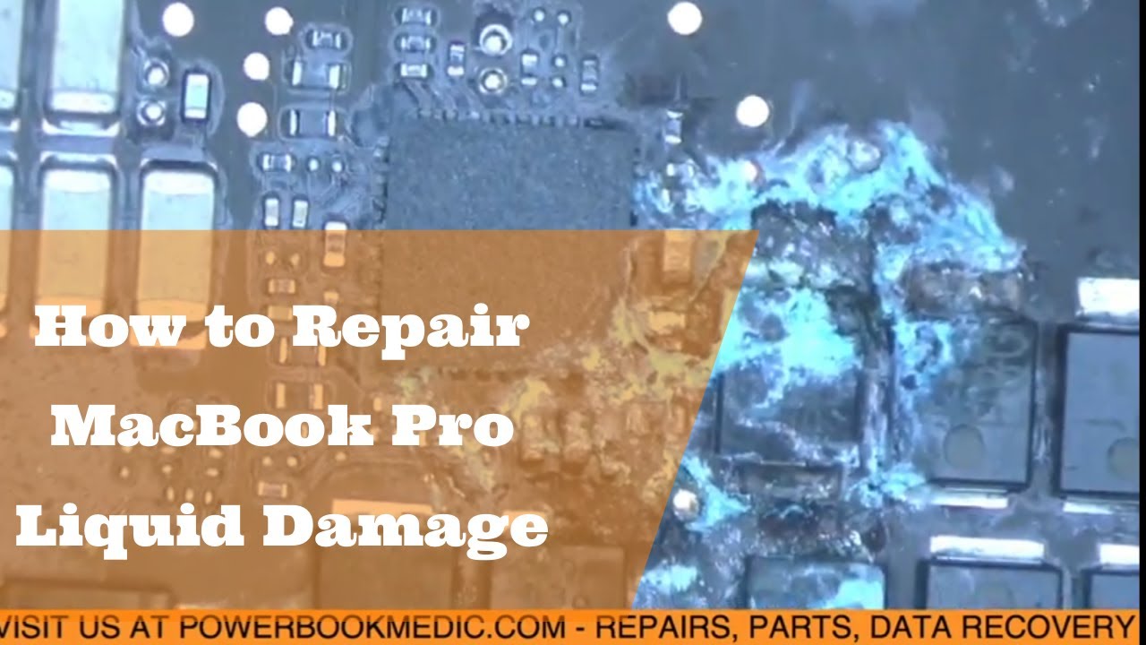 Macbook Pro Liquid Damage Repair on a 2016 Board 820-00281