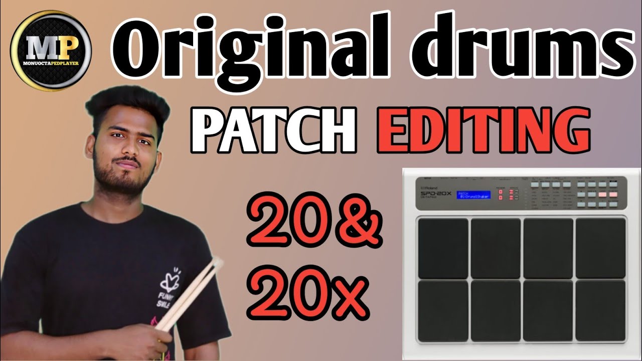How To Edit Original Drums Patches (20x Tutorial )#octapad