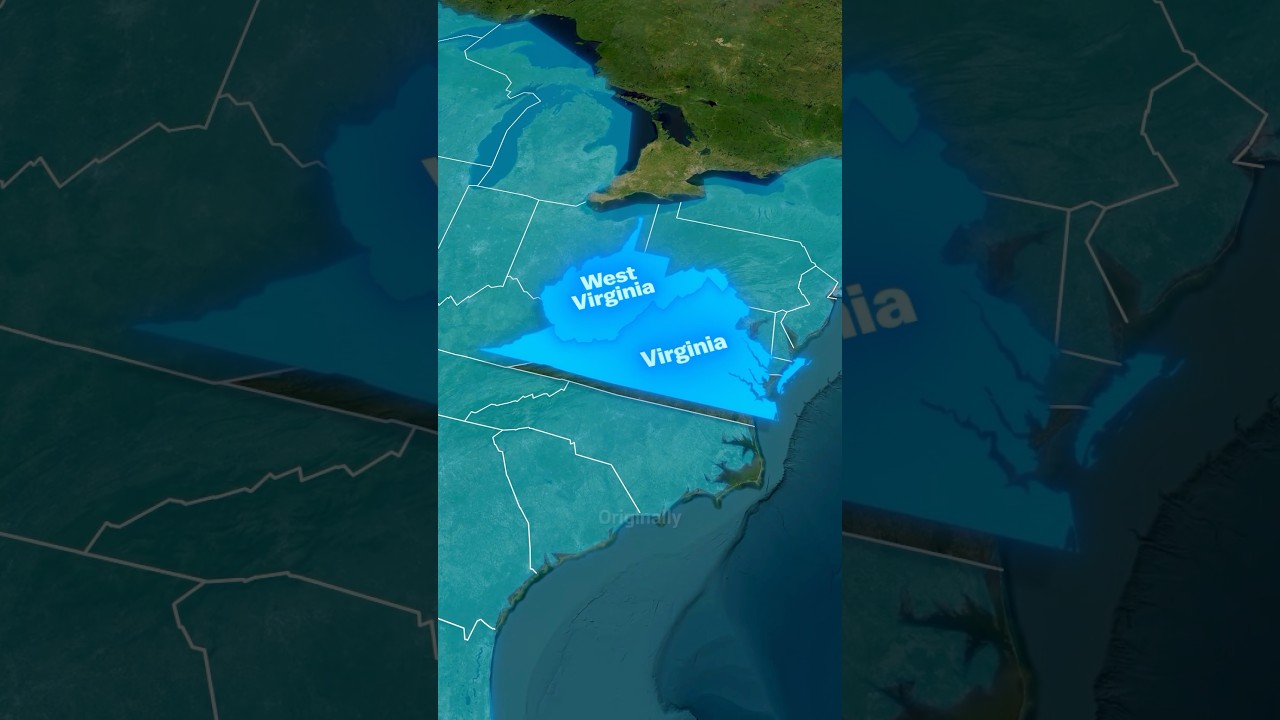 Why Does the USA Have Two Virginias? 🇺🇸 Virginia vs West Virginia 🤔