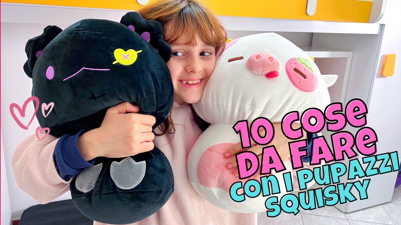 10 cose da fare con i cuscini squishy Mewaii 🖤🐷