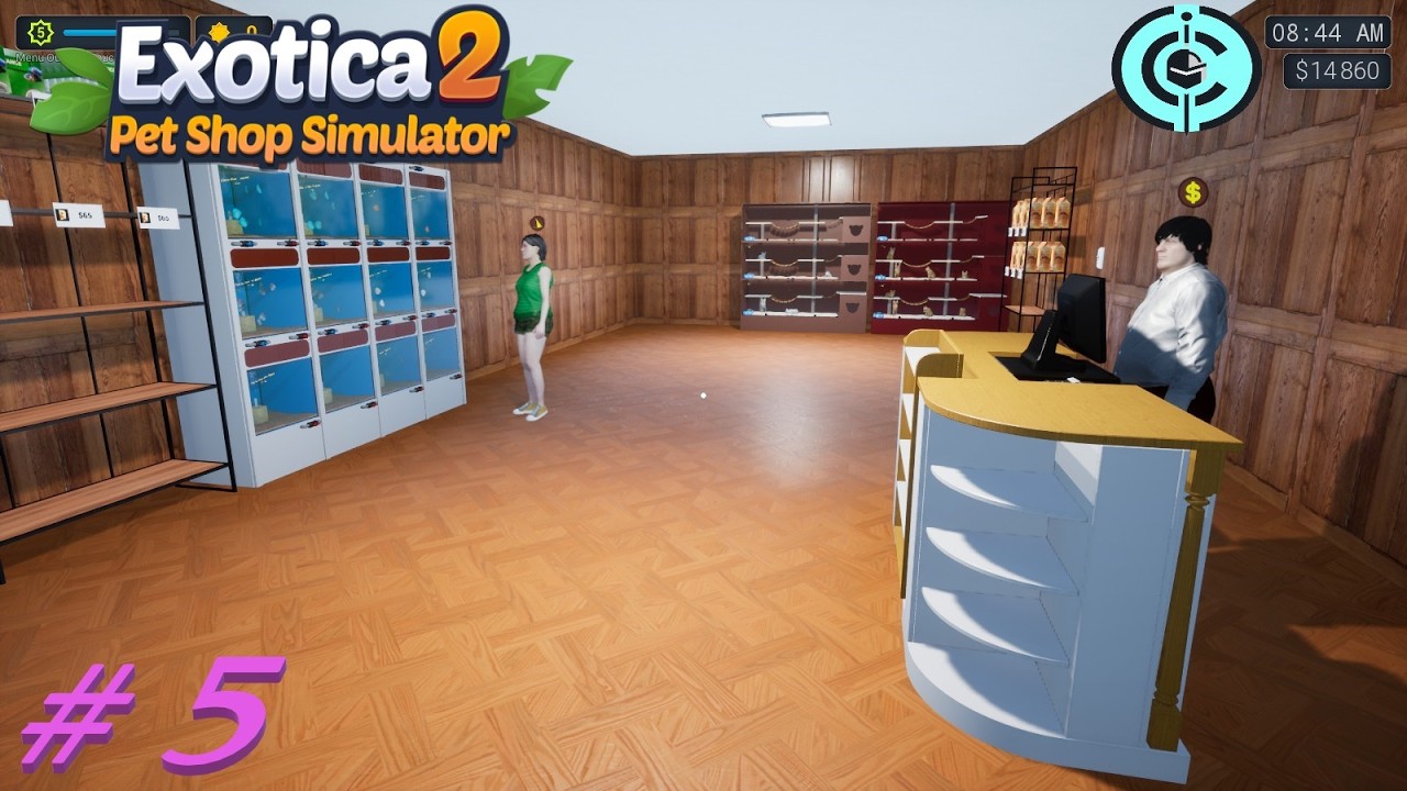 exotica 2 pet shop simulator #5: Des chatons débarquent, et l’équipe s’agrandit.