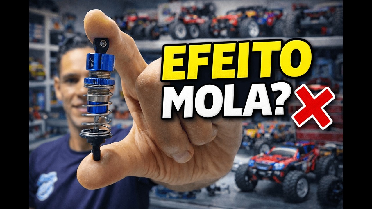 Como Tirar o Efeito Mola do Amortecedor RC Sangria Correta Passo a Passo