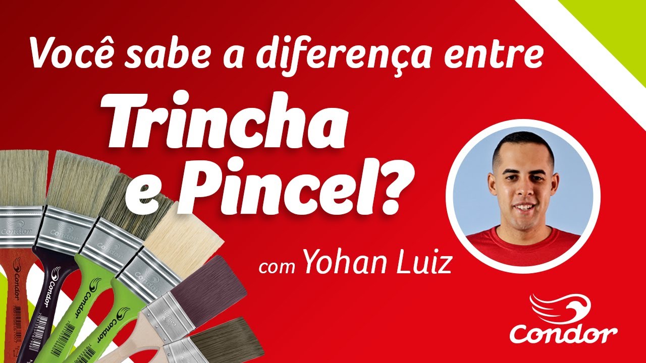 Você sabe a diferença entre Trincha e Pincel?