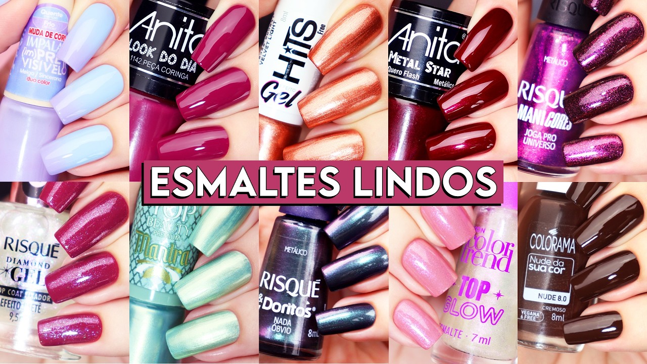Os ESMALTES MAIS LINDOS Lançados em 2024