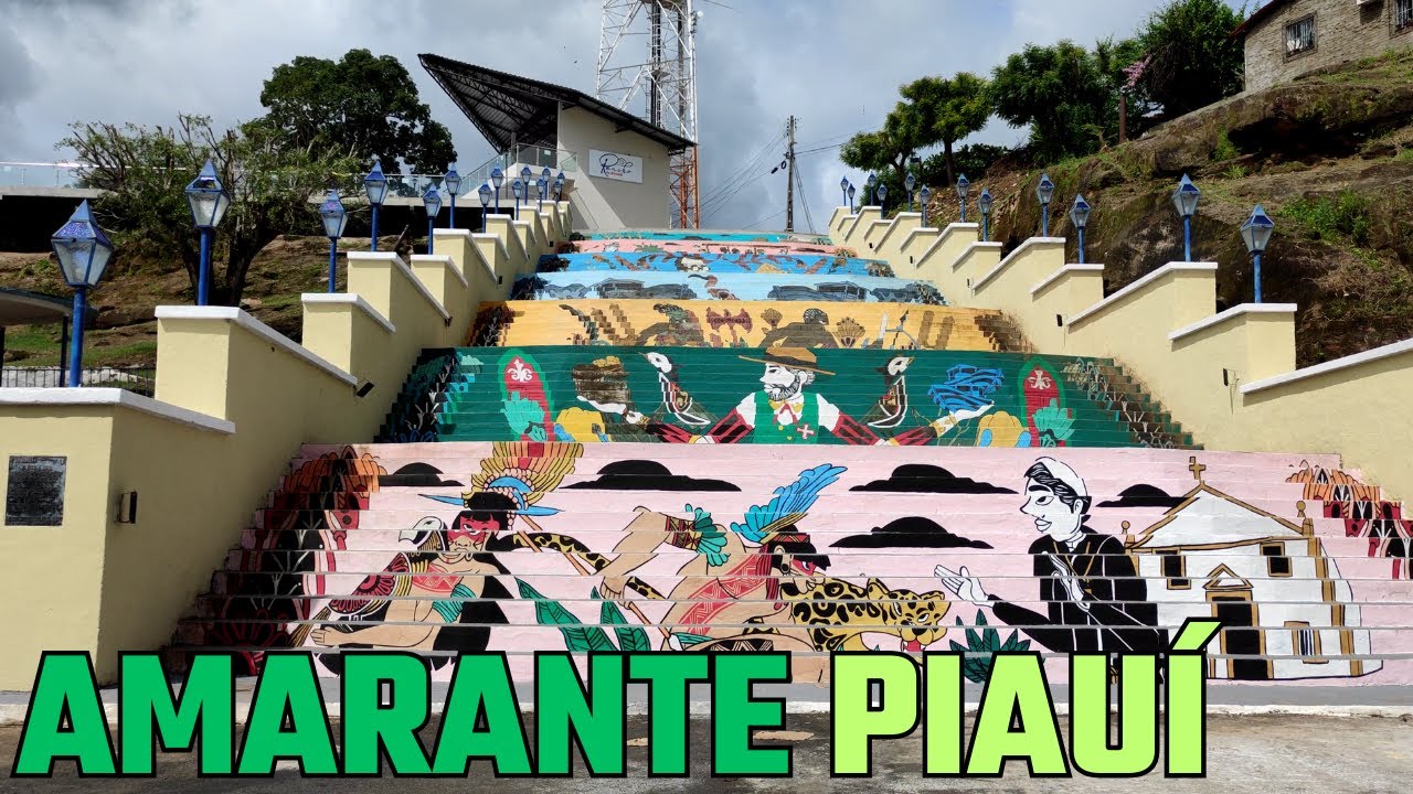 CONHEÇA O NOVO MIRANTE DA ESCADARIA EM AMARANTE PIAUÍ
