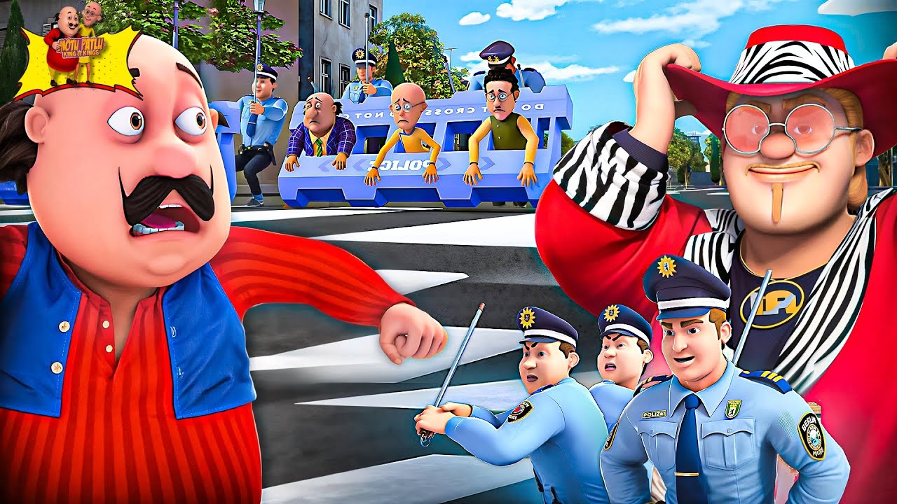 Australiya Main Police Ka Action Motu Patlu Ka Hungama | Nonstop Comedy | Motu Patlu | Kiddie Land