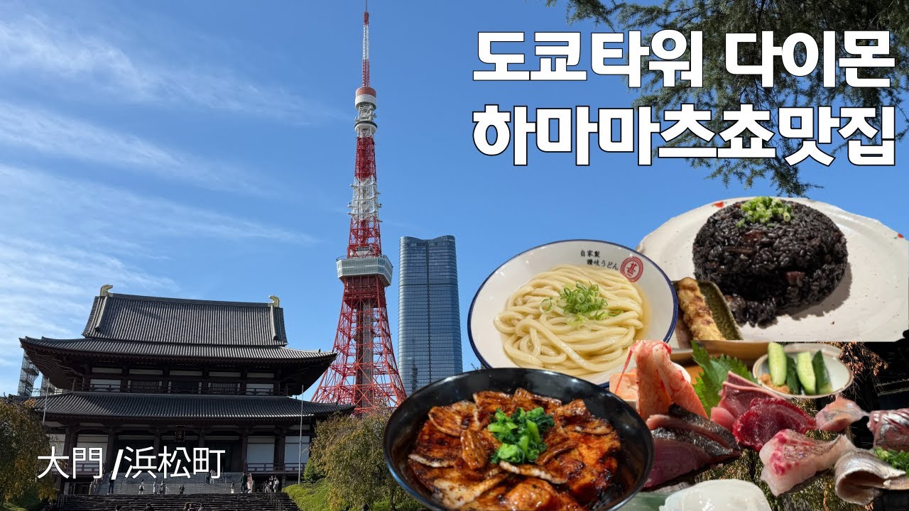 [도쿄타워 다이몬 하마마츠쵸]  부타동, 이자카야, 우동, 파스타.. 올해 먹은 것 중 베스트 2개가 들어 있습니다