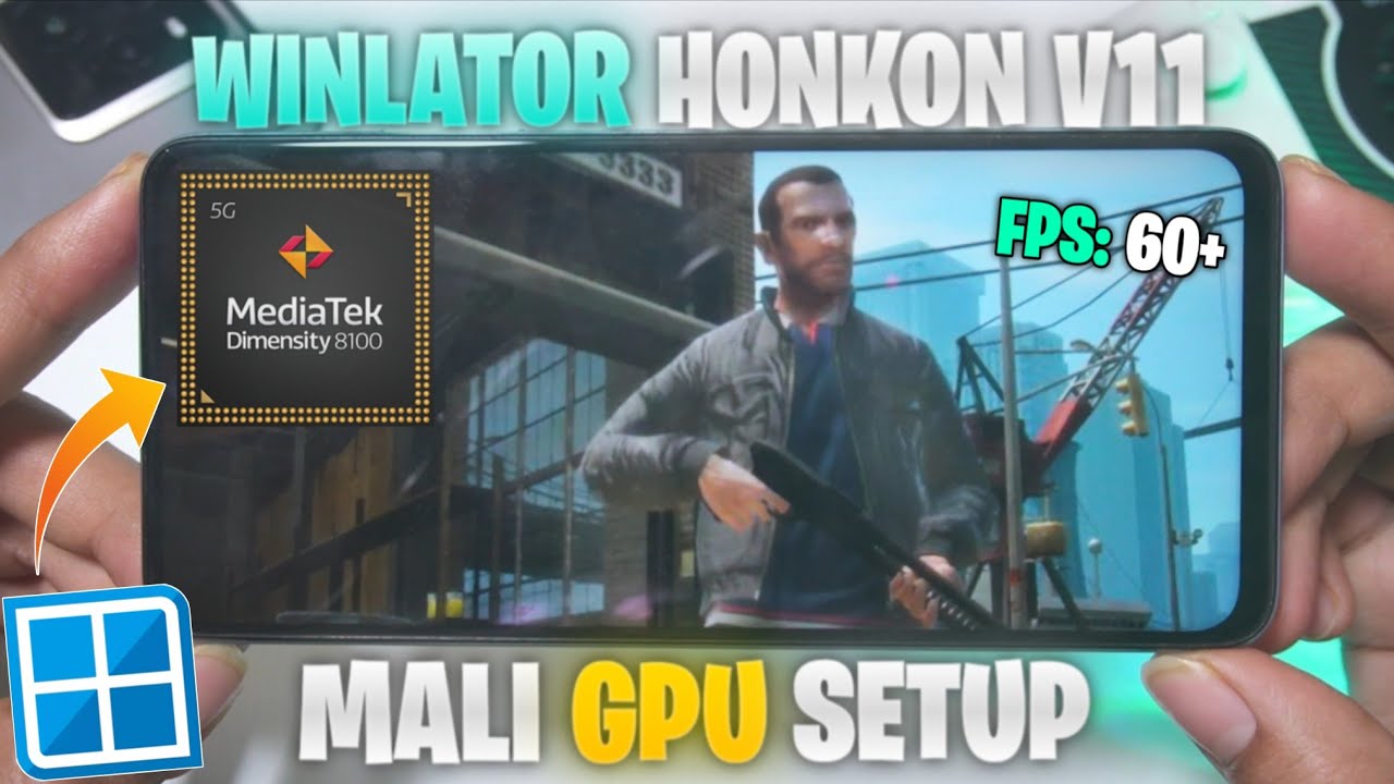 Winlator Honkon V11 Setup (Mali GPU Device) | Best Settings - Dimensity 8100 6GB RAM