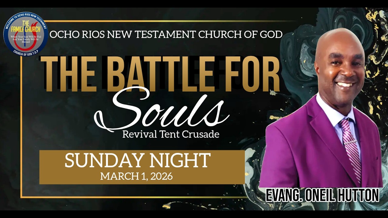 BATTLE FOR SOULS// SUNDAY NIGHT//REVIVAL TENT CRUSADE MARCH 1, 2026