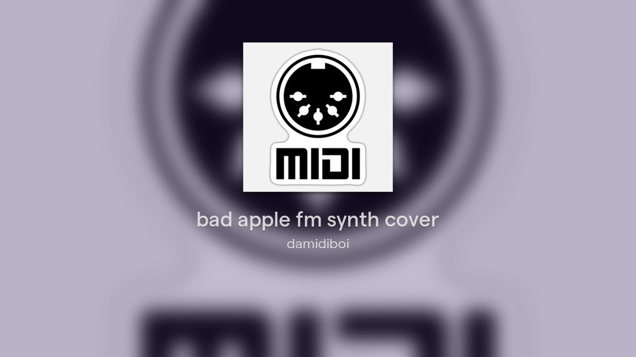 bad apple fm synth cover
