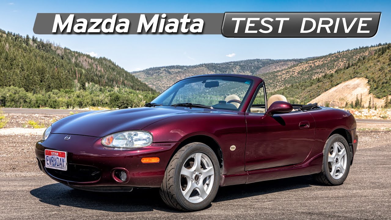 Mazda Miata — недорогой спортивный автомобиль — слишком удобный? — Тест-драйв | Повседневный води...