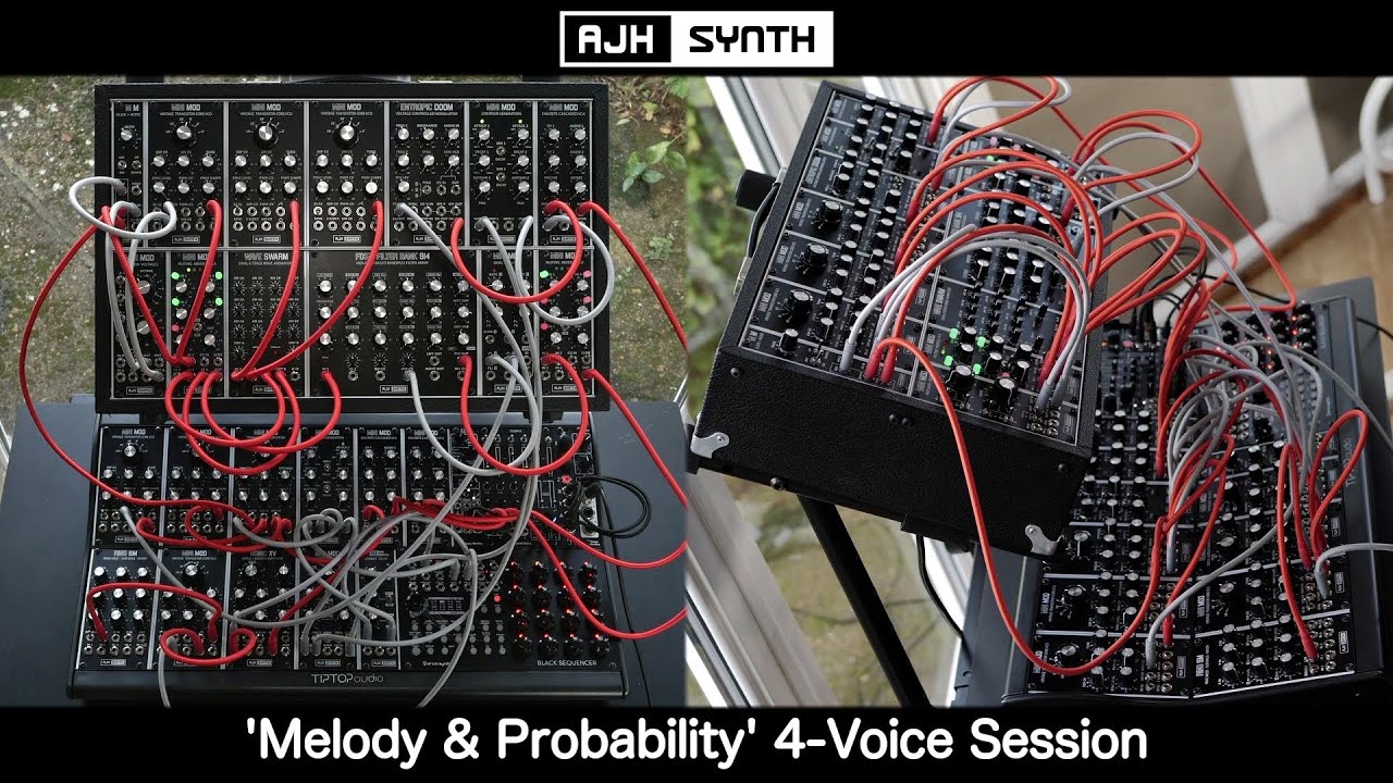 Melody & Probability - #eurorack  Session with all AJH SYNTH Sound & Modulation Modules