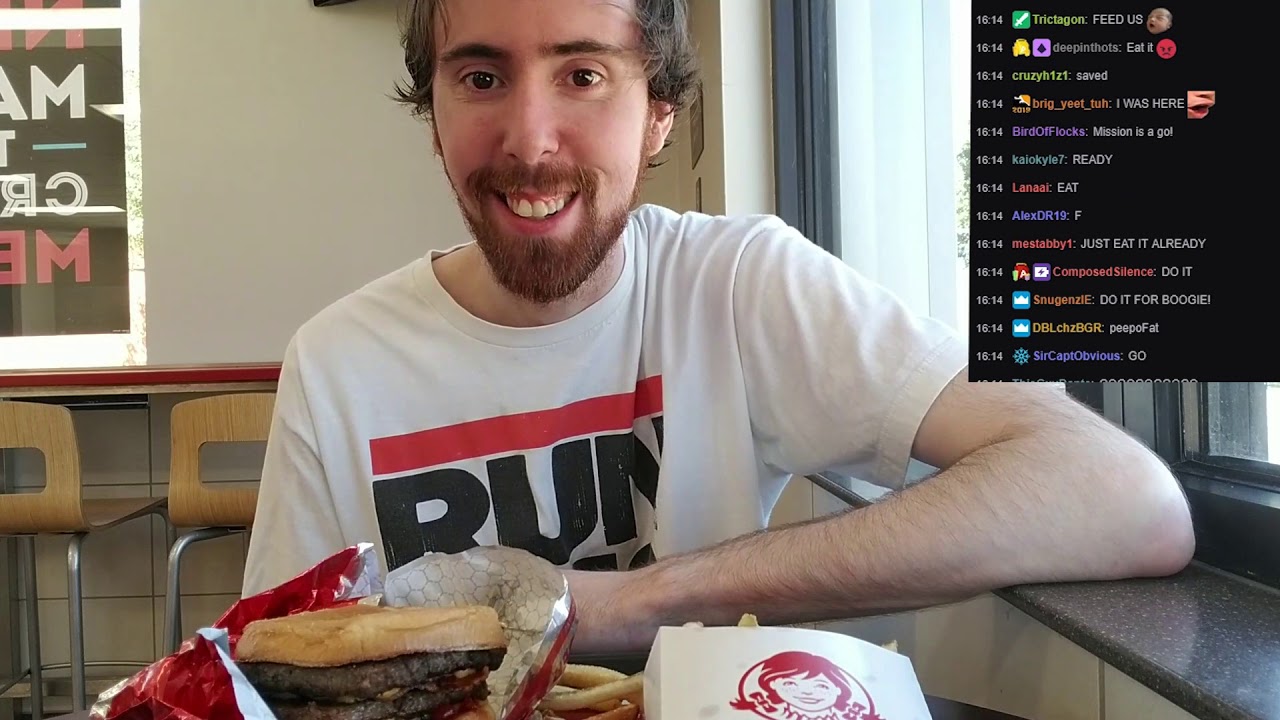 Asmongold's Wendy's Trip & Food Review