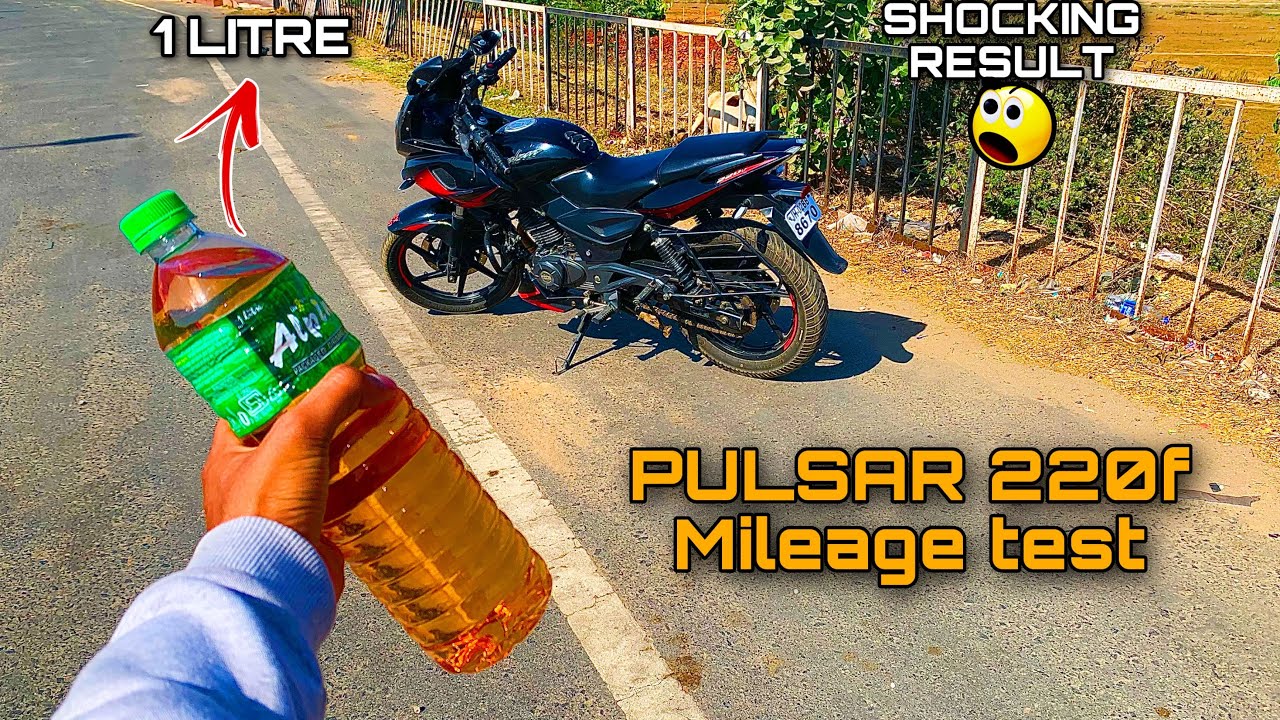 Live Mileage Test Of Bajaj Pulsar 220f bs6| Shocking Result 😮 |3km/l mileage diya is bike ne to 🤔