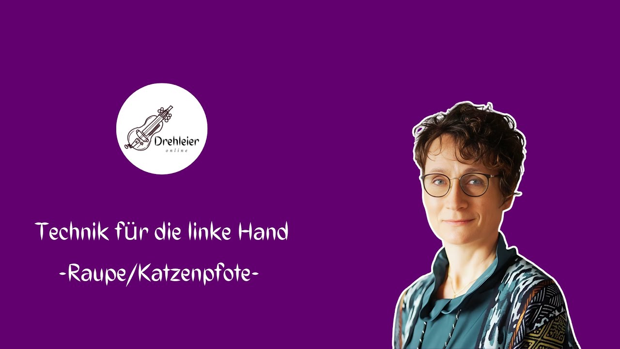Drehleieronline.de Technik linke Hand Katzenpfote