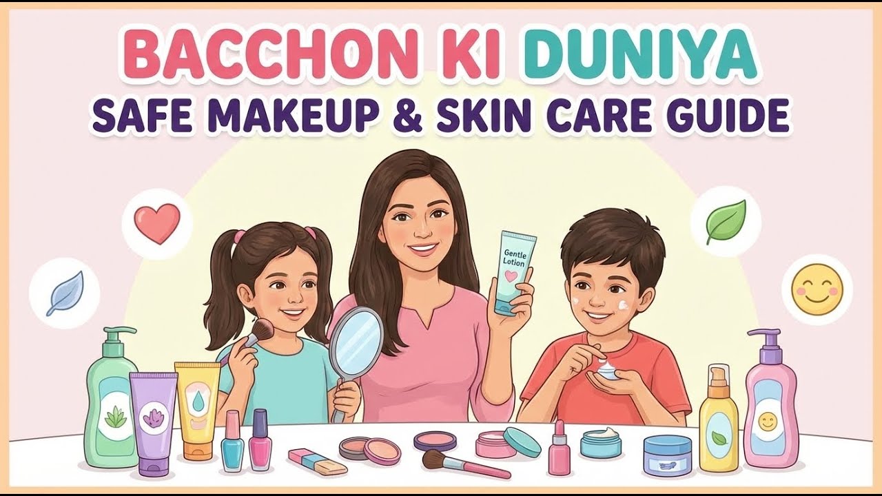 How we can advise our children for safe Make up & Skin care | Bacchon ki Duniya ||  Awaz Ent
