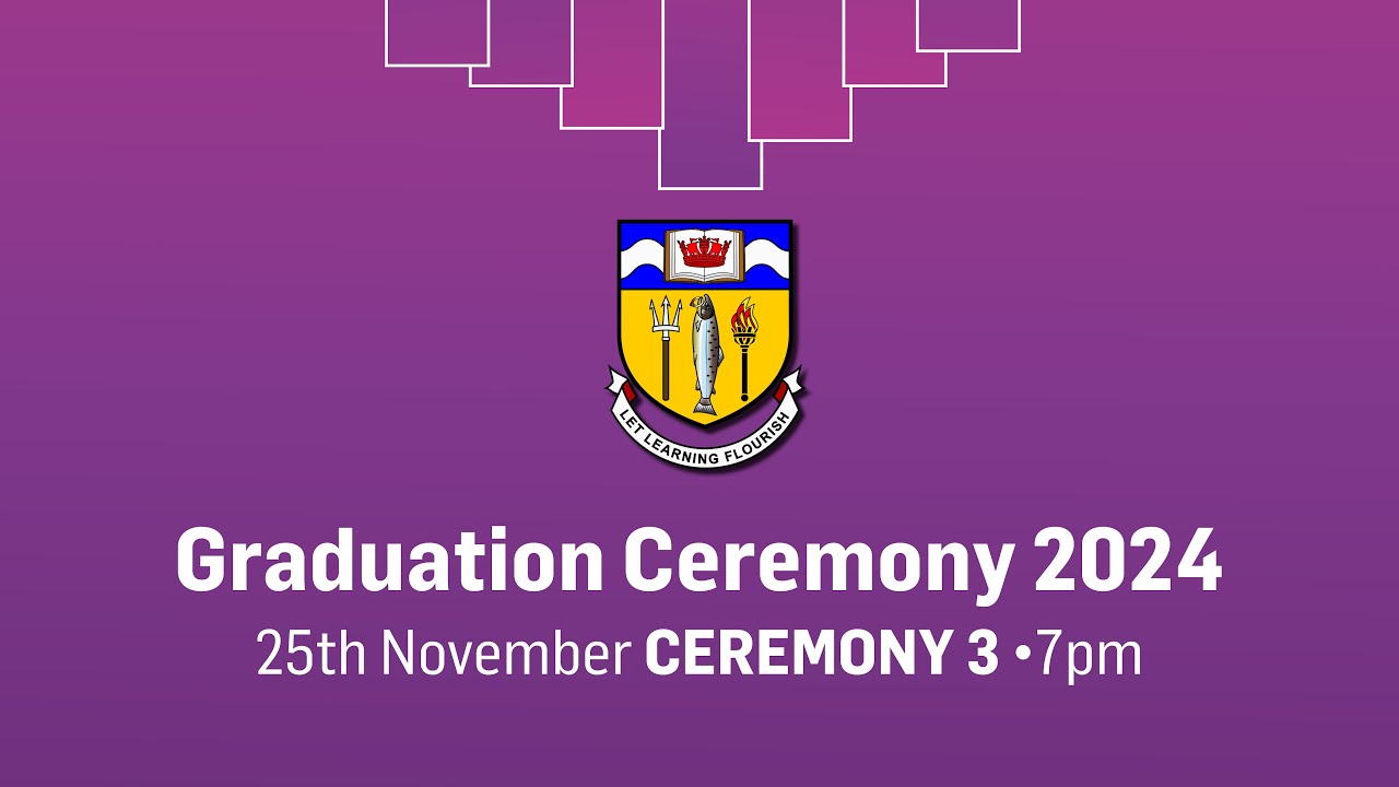 City of Glasgow Winter Graduations November 2024 - Ceremony 3 (7pm)