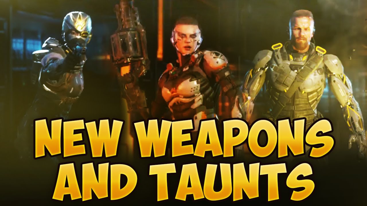 NEW BO3 DLC - AMAZING Taunts & New Weapons