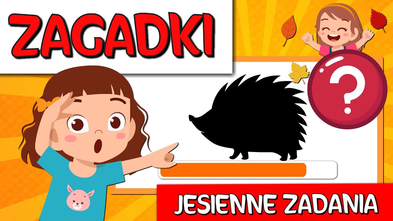 🍁🤔 Marta i Jesień bajka dla dzieci - Zagadki i zadania 🤔🍁