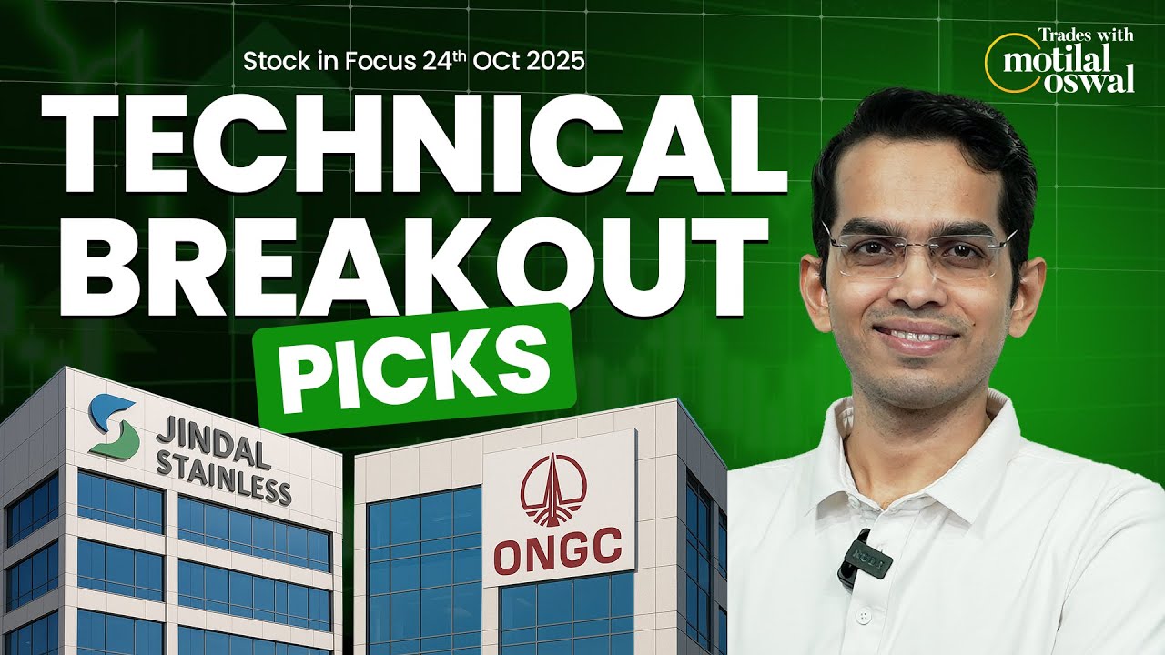 🔍ONGC & Jindal Stainless Technical Analysis | Stocks to watch | (24 Oct 2025)