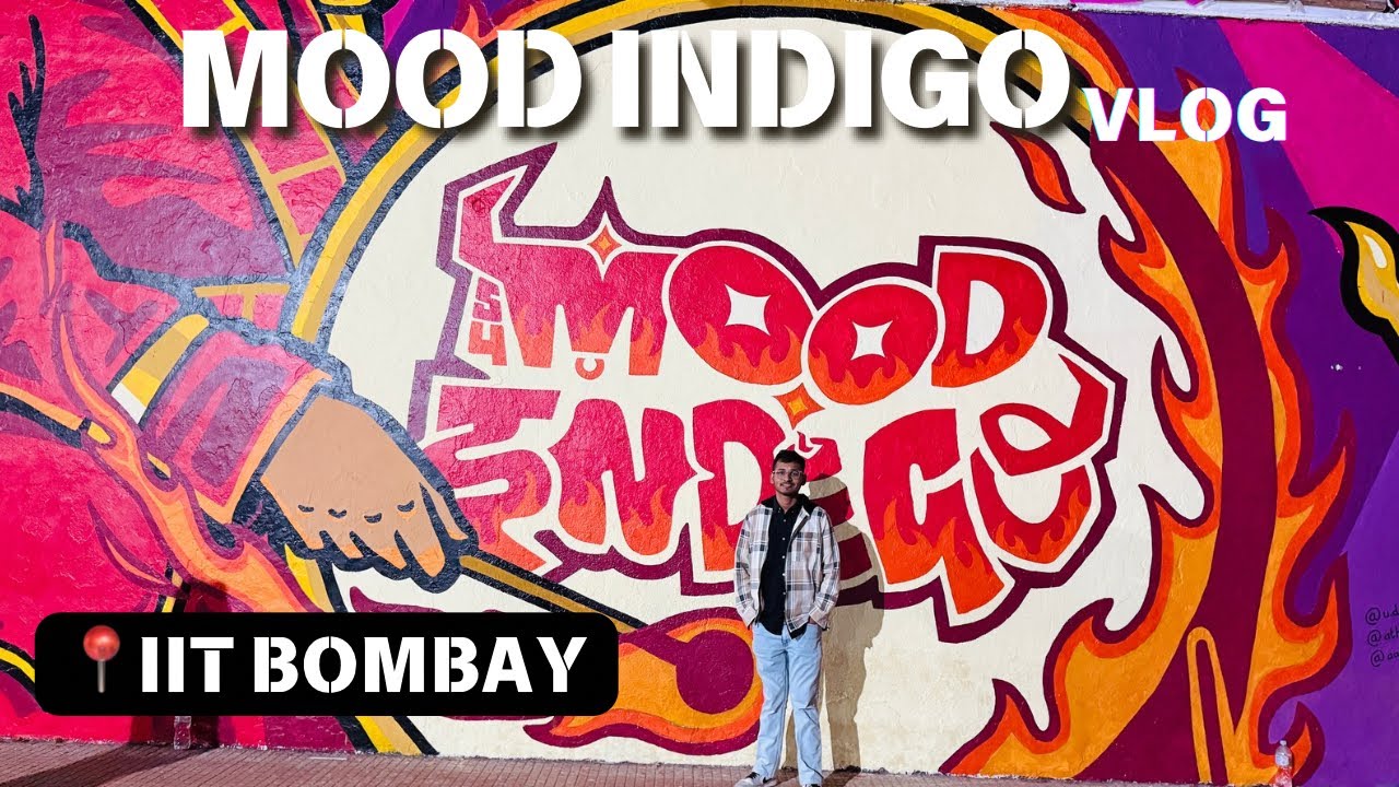 Mood Indigo Day-1 ft. IIT Bombay🔥 daily vlog #iitbombay #moodindigo #iit