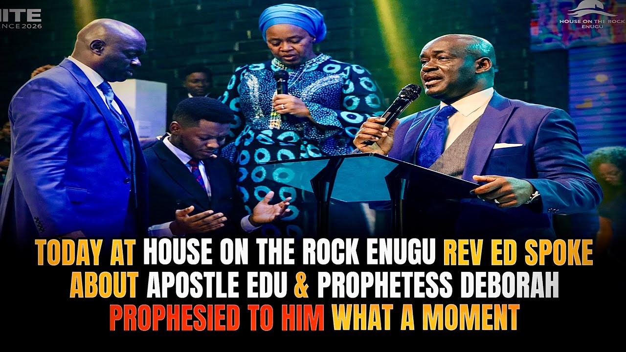 MUST WATCH NOW!! REV ED AND PROPHETESS DEBORAH BOTH LAID HAND AND PRAYED FOR APST EDU UDECHUKWU 🔥🔥🔥
