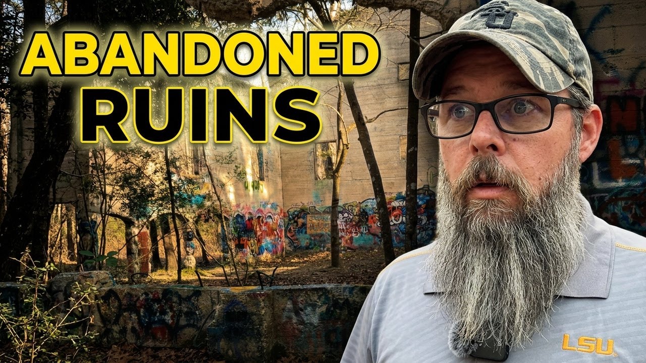 We Found a GHOST TOWN in the Middle of the Woods