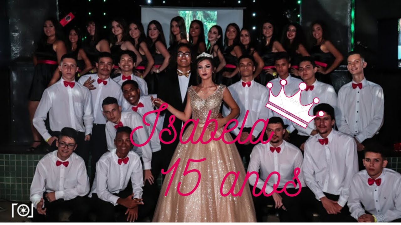 Valsa com os 15 casais - Isabela 15 anos