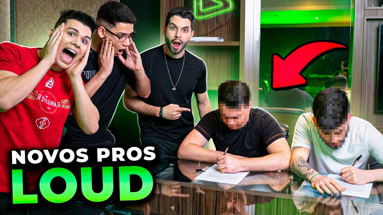 CONTRATADOS!! ESSES SÃO OS NOVOS PRO PLAYERS DE FREE FIRE DA LOUD!!