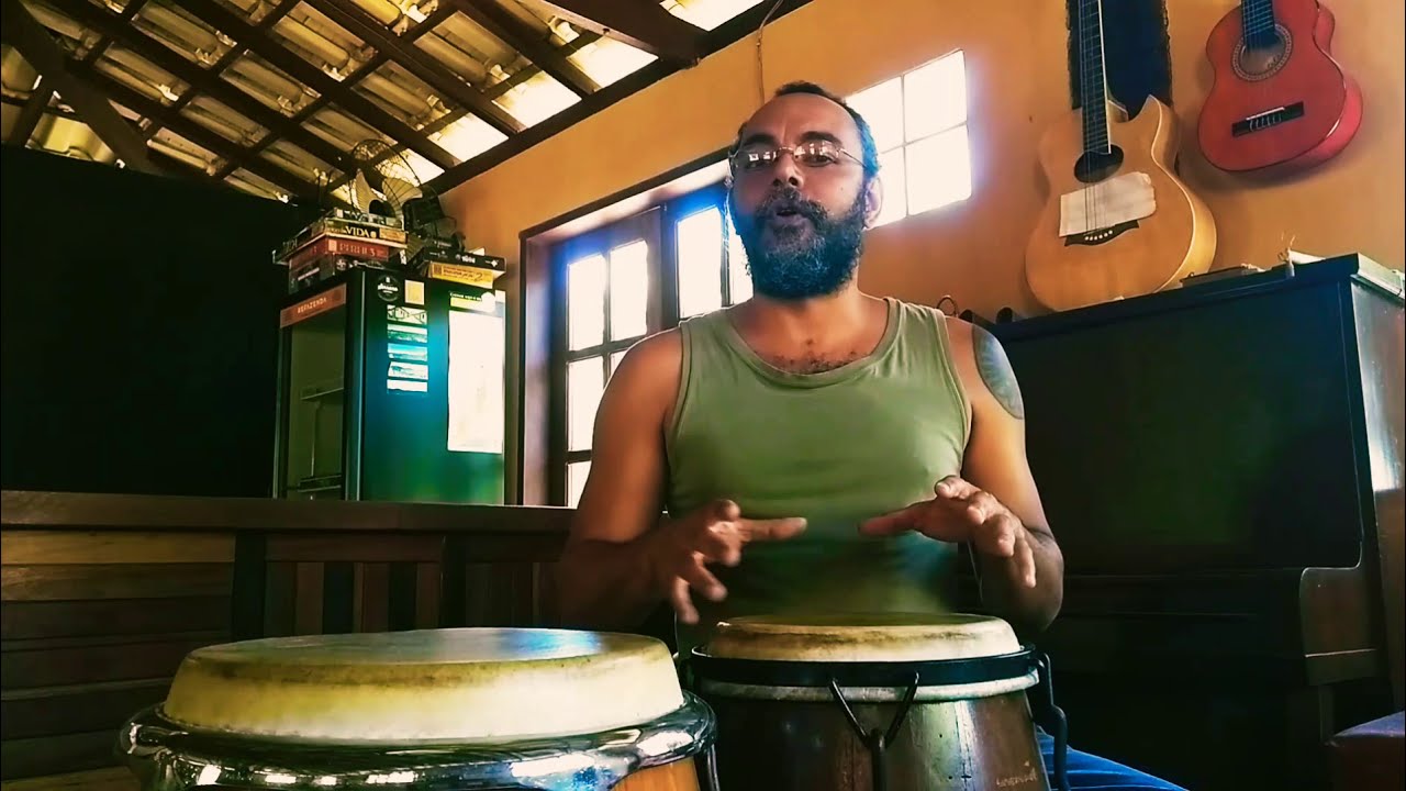 Como tocar samba em 2 congas