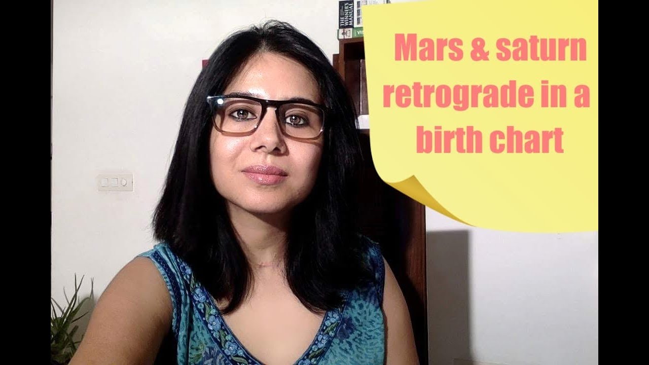 Retrograde planets-  Mars & Saturn retrograde in a birth chart.