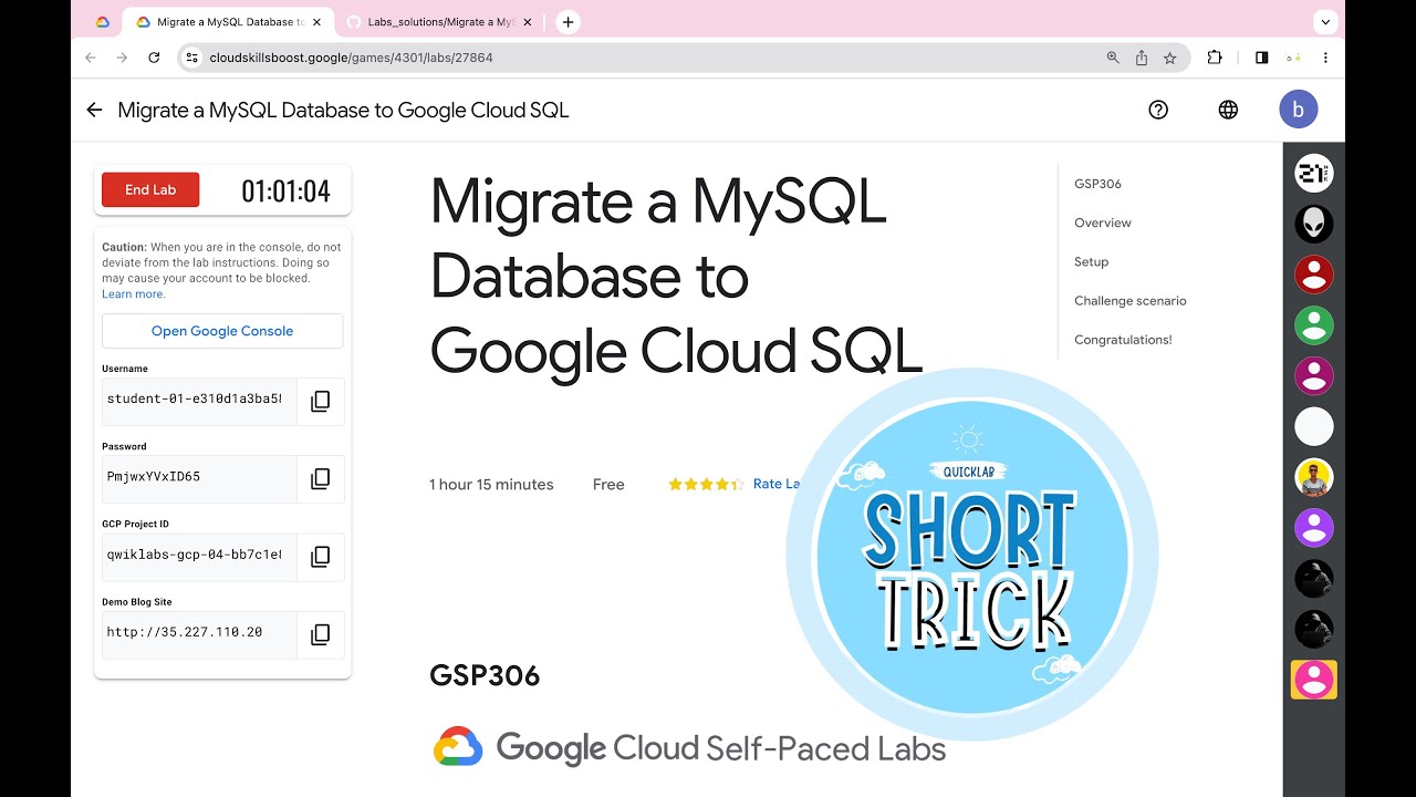 [NEW 2023] Migrate a MySQL Database to Google Cloud SQL | #qwiklabs || #GSP306  [With Explanation🗣️]