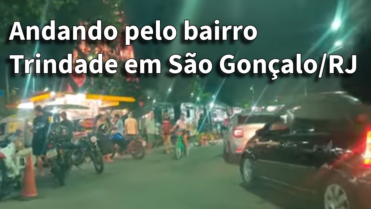Andando no bairro Trindade em São Gonçalo/RJ