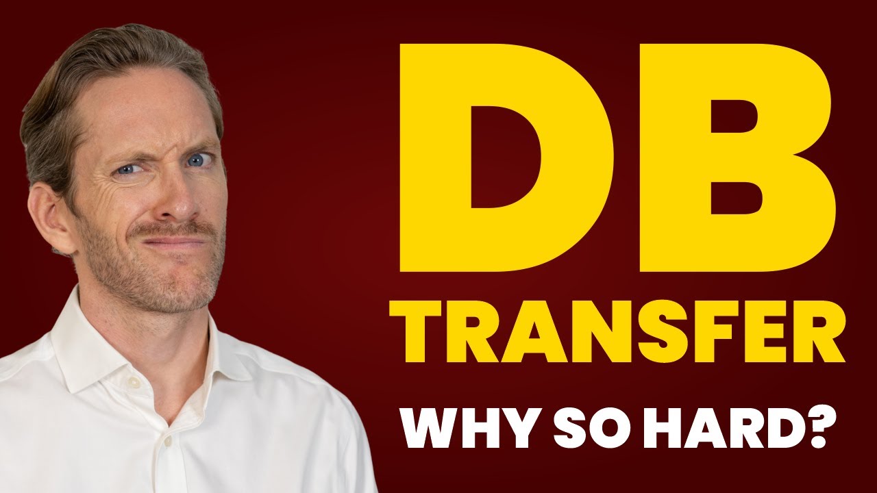 Transferring a DB pension: Why So Hard? 😖