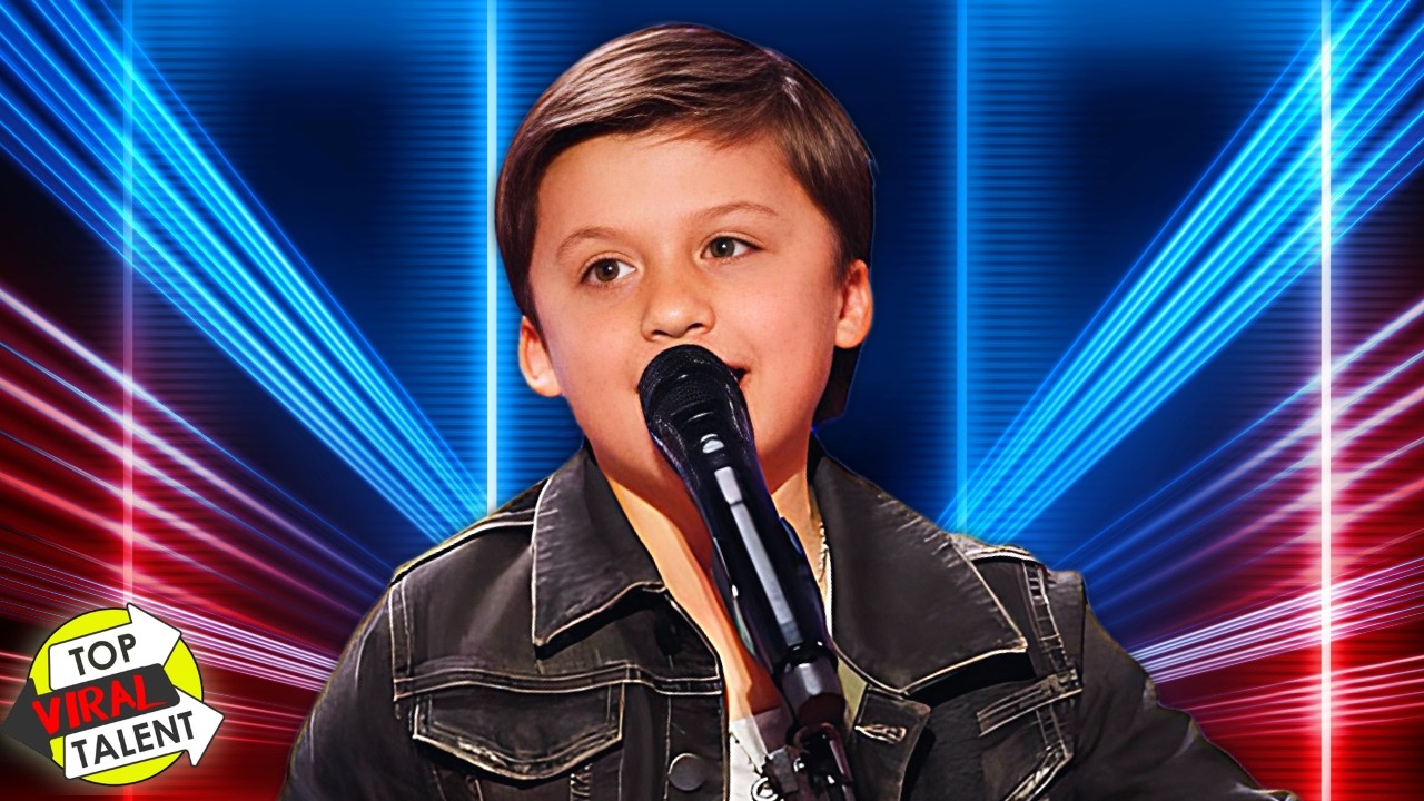 10-Year-Old Brings Real ROCK n ROLL to AGT Audition 2025!