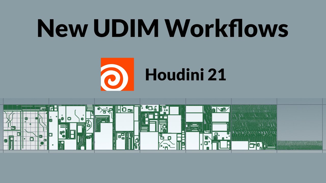 New UDIM Workflows in Houdini 21