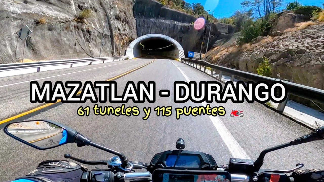 Carretera Mazatlán a Durango 🛣️ | Tiene 61 tuneles y 115 puentes 😱 | Carreteras de Mexico 🇲🇽
