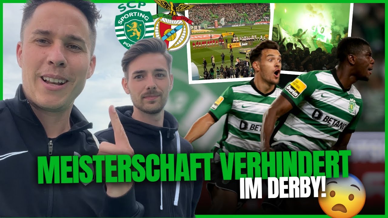 MEGA STIMMUNG im Lissabon DERBY! 🔥 Sporting Lissabon vs. Benfica Lissabon (2:2) Stadion Vlog