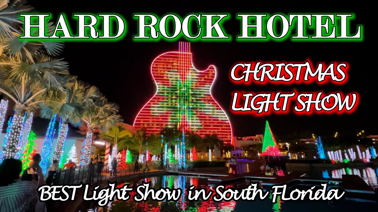 Турне &laquo;Ultimate Christmas Lights Tour&raquo;🌟 Hard Rock Guitar Hotel! 🎸 Hard Rock The Holidays🎄Hollywoo...