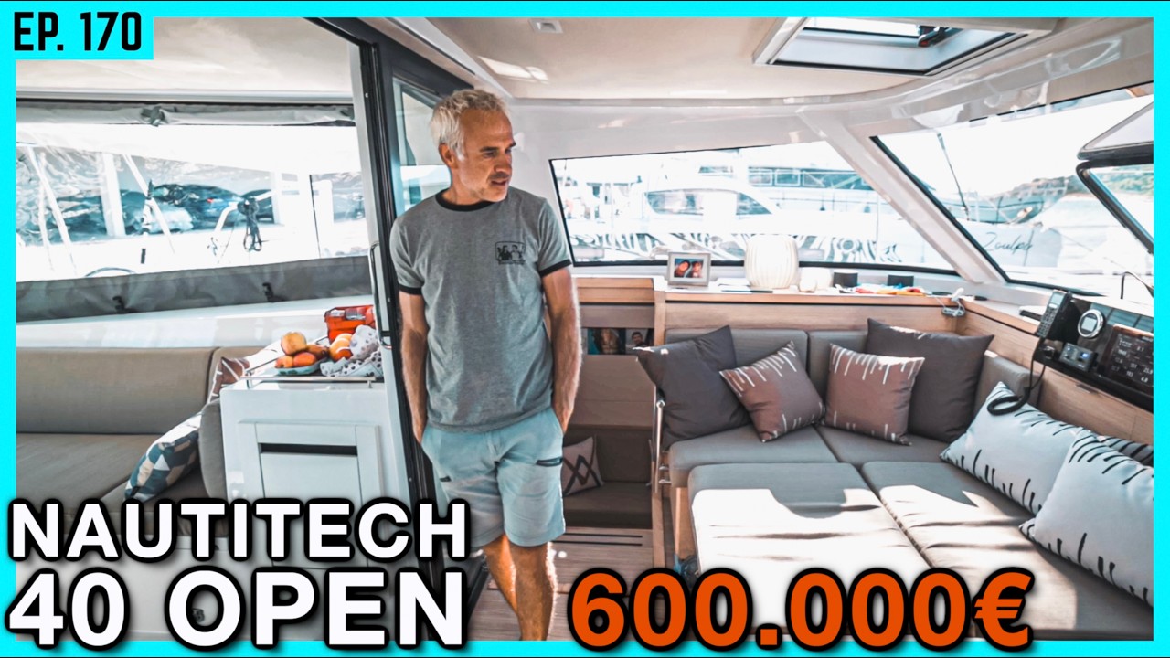 Was kann eine nagelneue Nautitech 40 Open? Tour durch’s Boot (und die ersten Probleme)