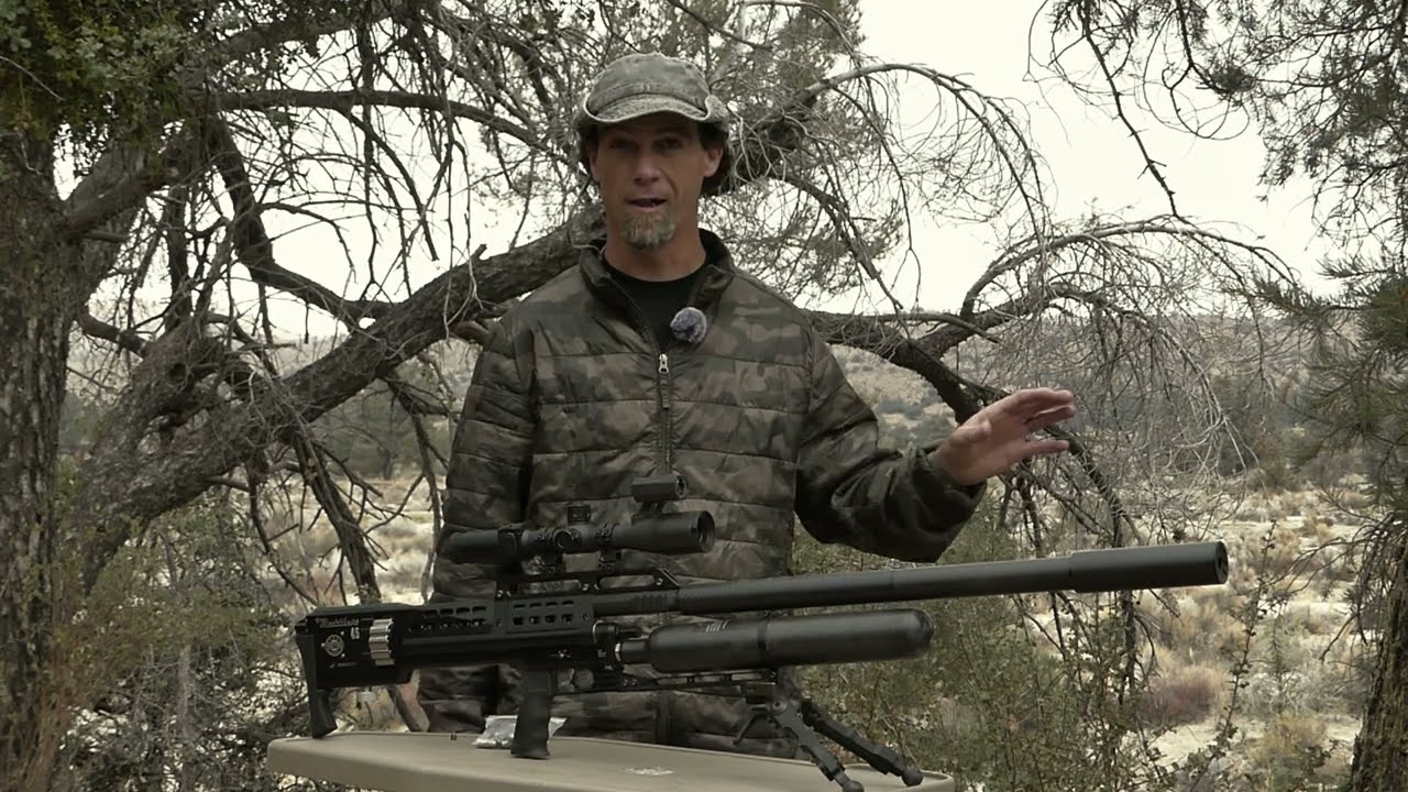 Massive Big Bore Airgun goes scouting for coyotes 