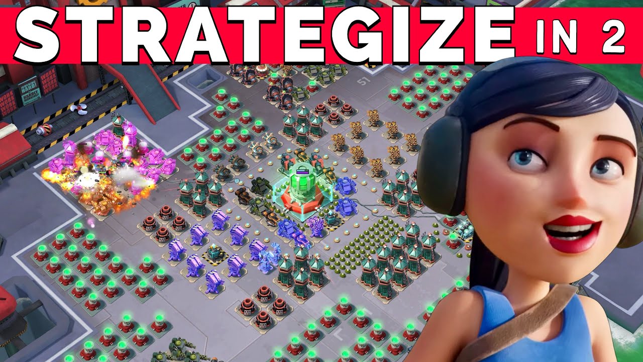 STRATEGIZE in 2 GREAT attacks 😎 spectacular finish - BOOM BEACH gameplay/operation strategy/tips