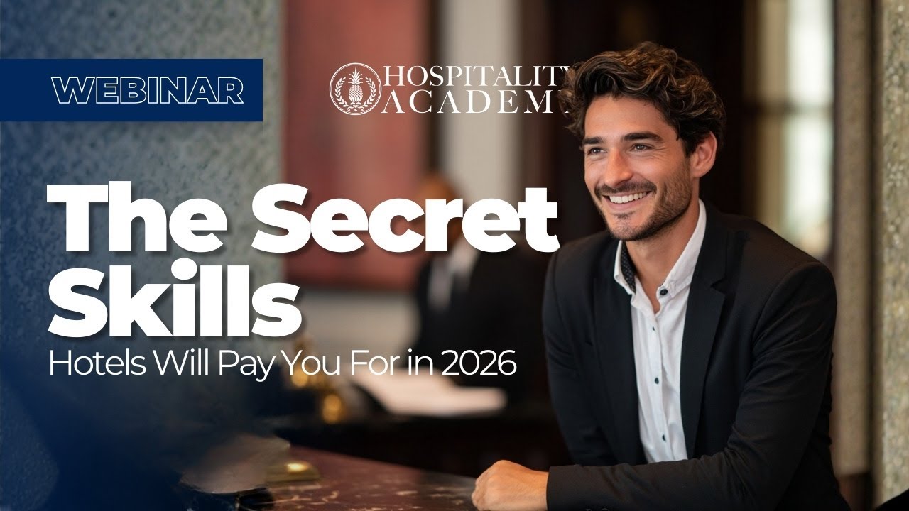 The Secret Skills Hotels Will Pay You For in 2026 | Webinar
