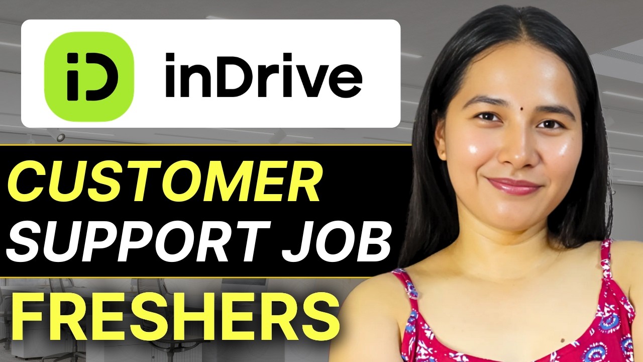 Indrive Work From Home Jobs 2026 😍 | Customer Support Job for Freshers | Apply Online