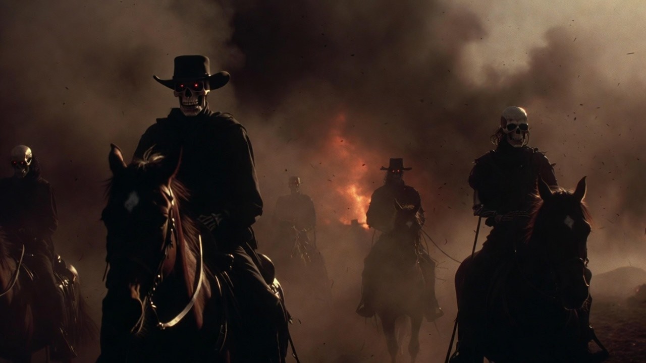 Dark Country Outlaw 🔥 Skull Riders from a World Already Burning #dark