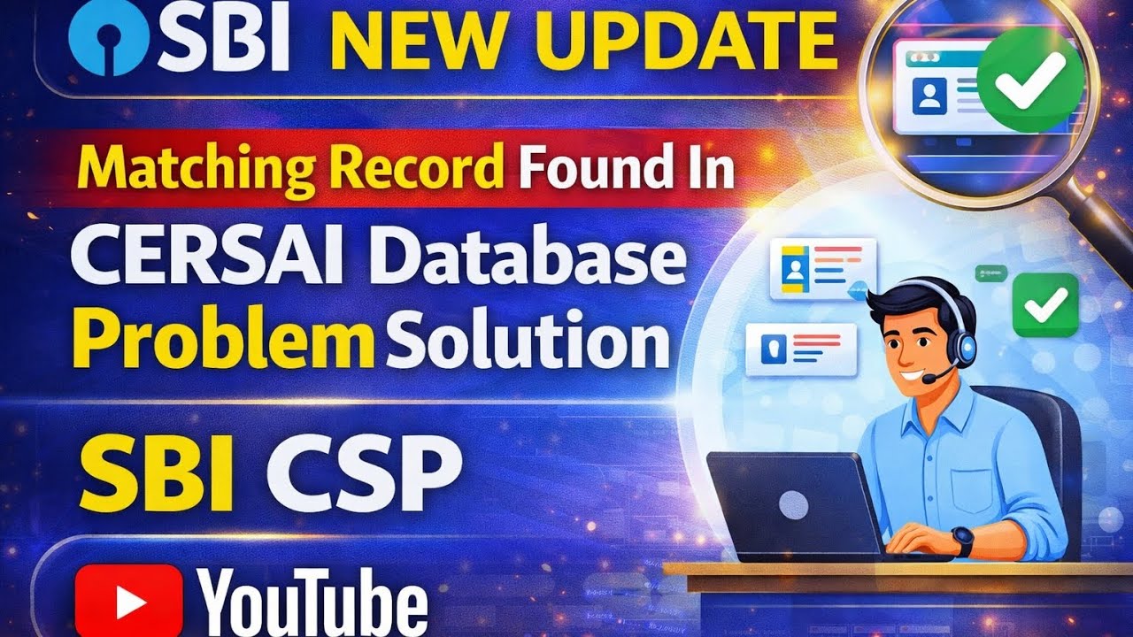 SBI CSP CERSAI Matching Record Found Problem Solution 2026 🔥 Full Fix #sbicsp #cersai_matching