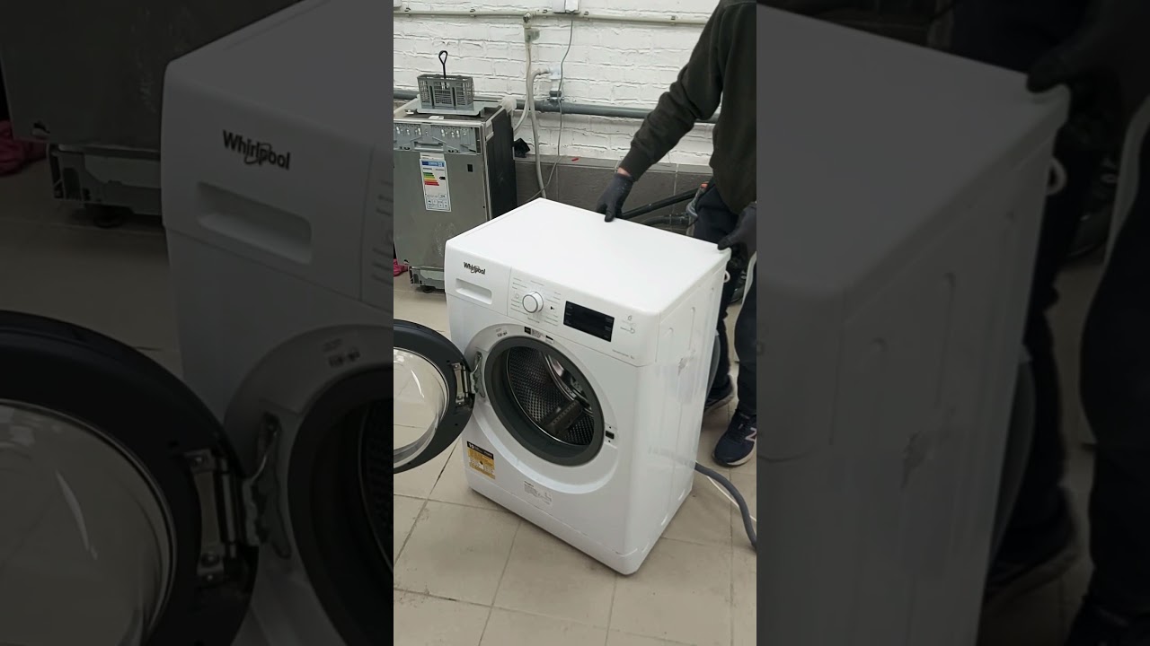 Разборка стиральной машины Whirlpool для замены подшипников в неразборном пластиковом баке вирпул🇩🇪